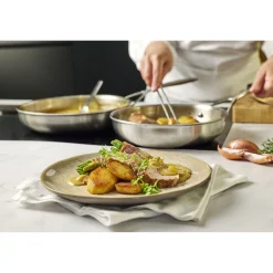 12.5-inch, 18/10 Stainless Steel, Frying Pan