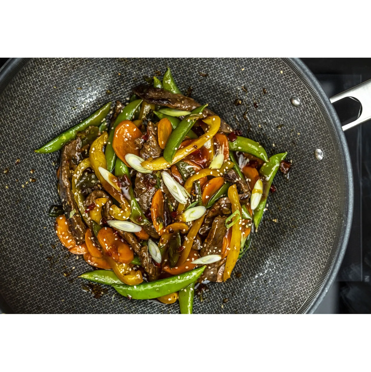 12-inch, 18/10 Stainless Steel, Nonstick Wok With Lid