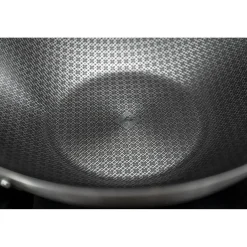 12-inch, 18/10 Stainless Steel, Nonstick Wok With Lid