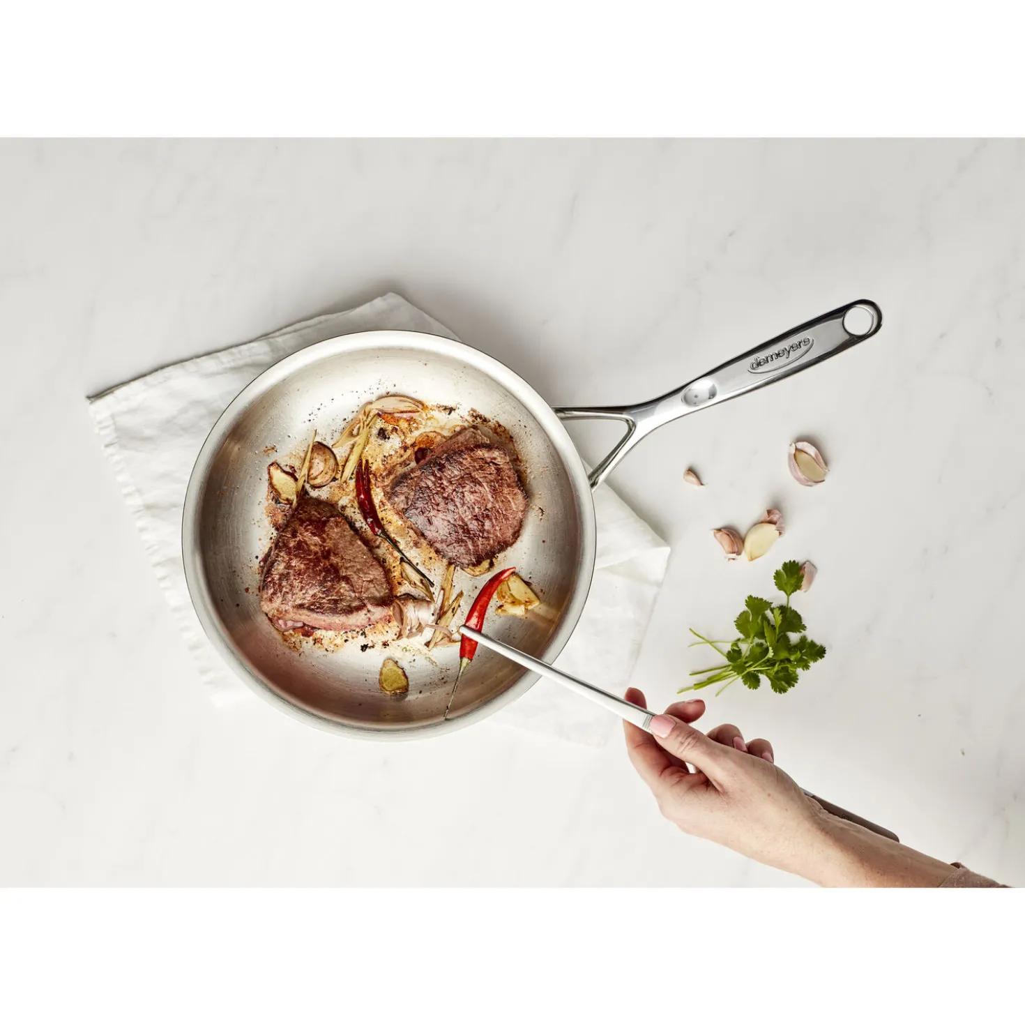 9-inch, 18/10 Stainless Steel, Proline Fry Pan