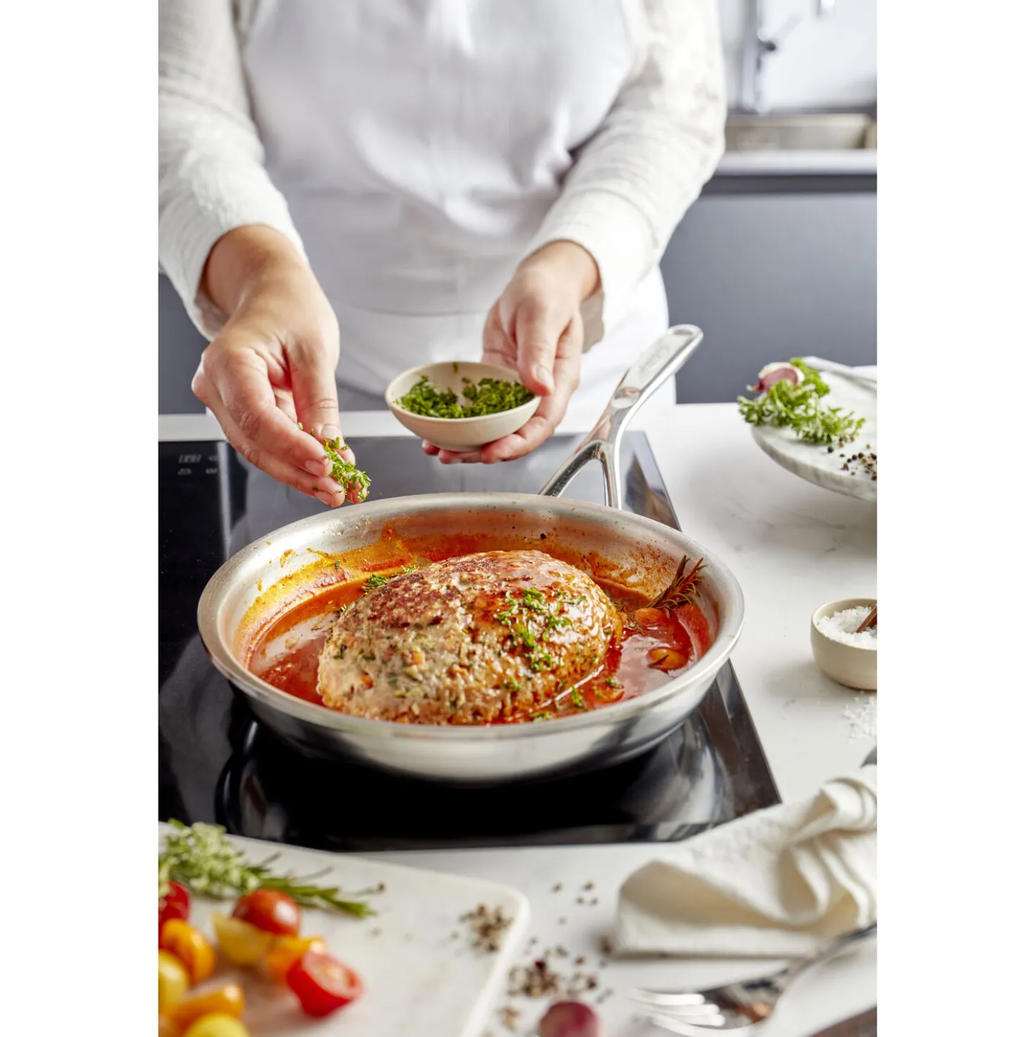 9-inch, 18/10 Stainless Steel, Proline Fry Pan