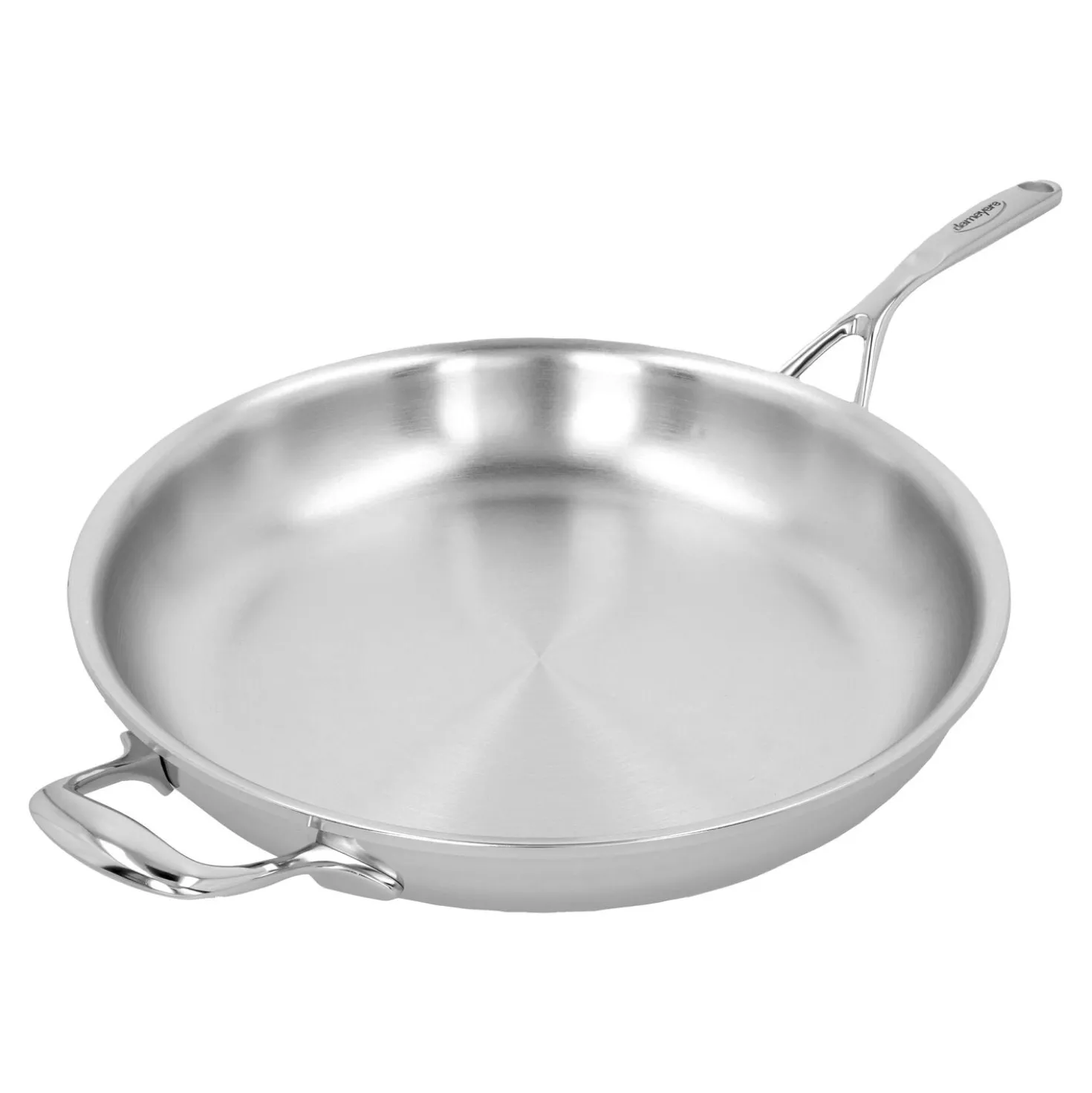 12.5-inch, 18/10 Stainless Steel, Proline Fry Pan With Helper Handle