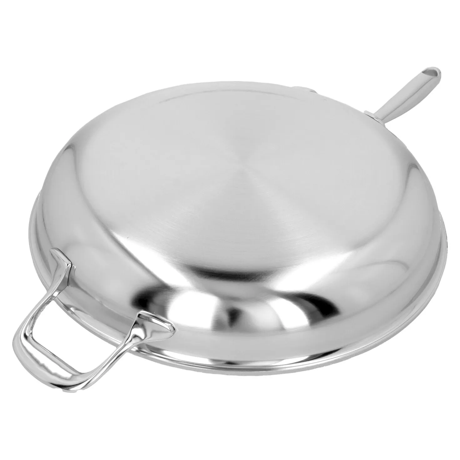 12.5-inch, 18/10 Stainless Steel, Proline Fry Pan With Helper Handle