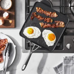 11-inch, Aluminum, Non-stick, Square, Hard Anodized Griddle