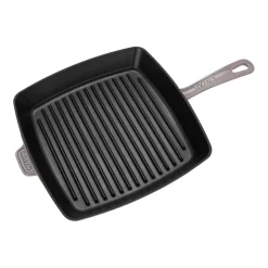 12-inch, Cast Iron, Square, Grill Pan, Lilac