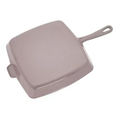 12-inch, Cast Iron, Square, Grill Pan, Lilac