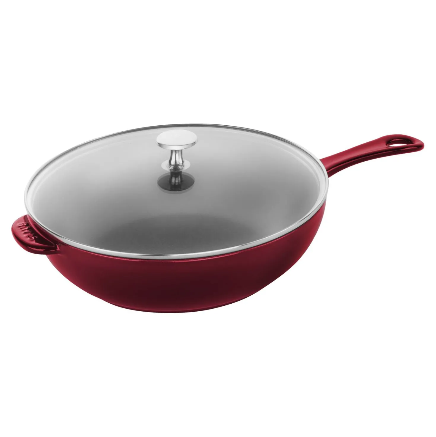 10-inch, Daily Pan With Glass Lid, Grenadine