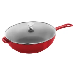 10-inch, Daily Pan With Glass Lid, Cherry