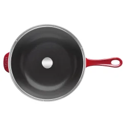 10-inch, Daily Pan With Glass Lid, Cherry