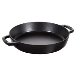 13-inch, Double Handle Fry Pan, black matte