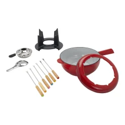 8-inch, Fondue Set, cherry