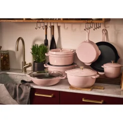 12-inch, Frying Pan, Pink Peony