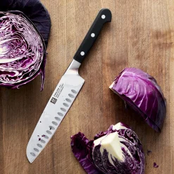 7-inch, Hollow Edge Slim Santoku Knife