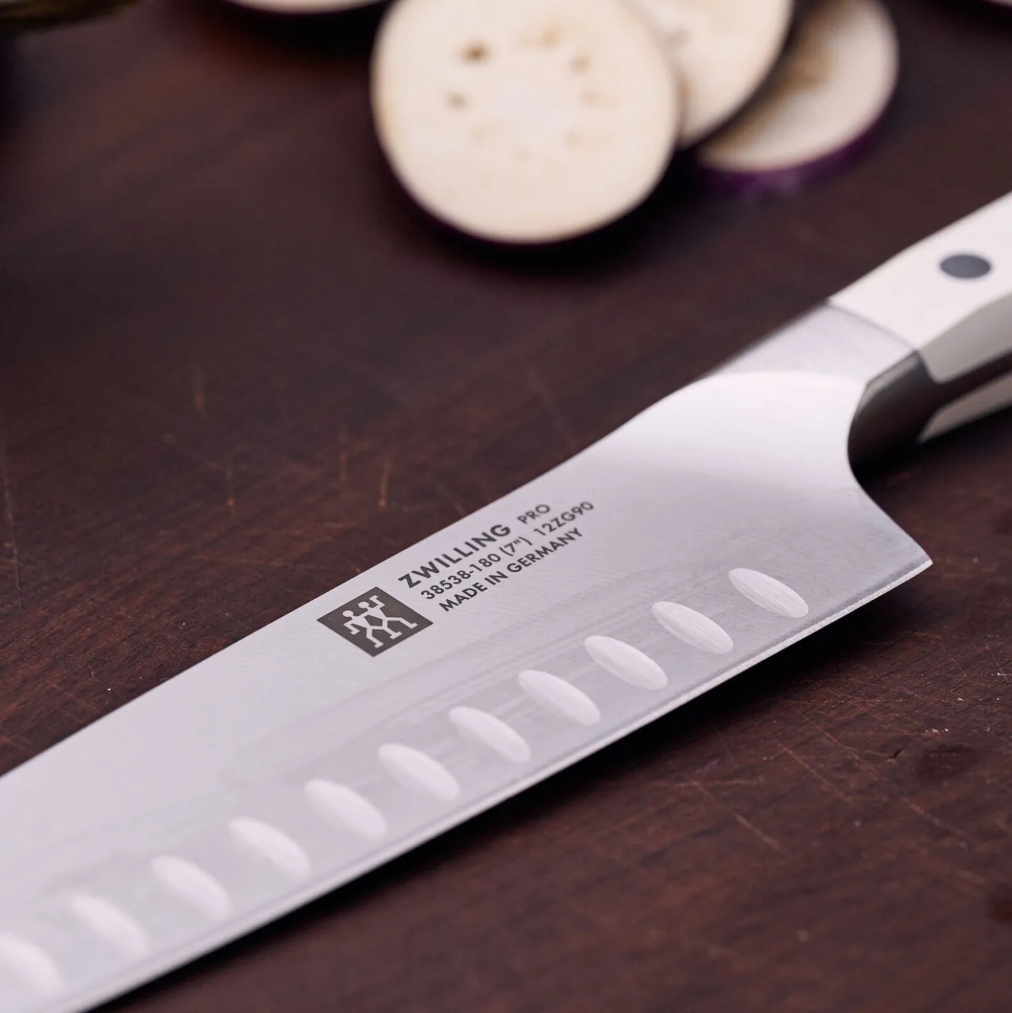 7-inch, Hollow Edge Slim Santoku Knife