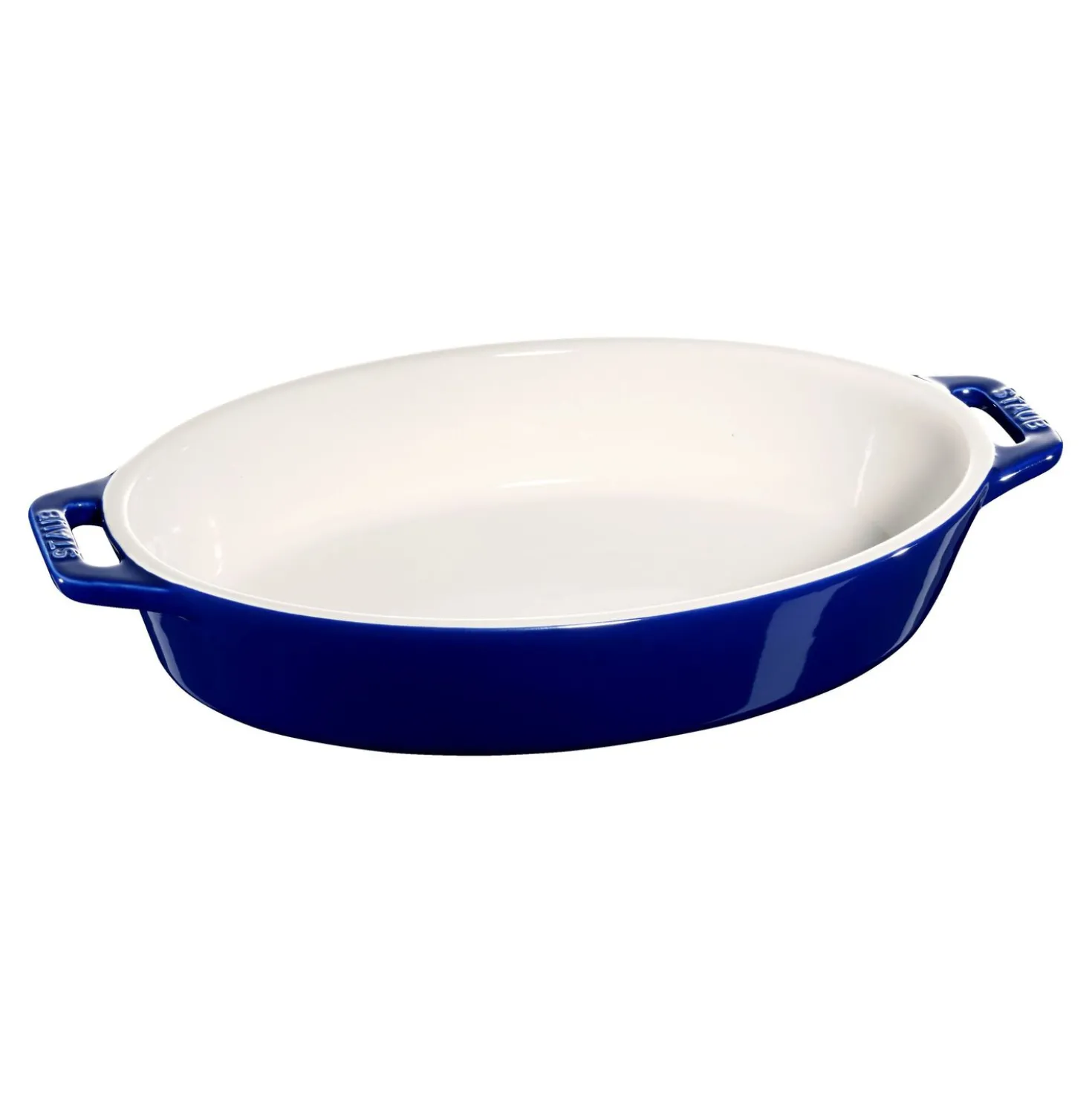9-inch, Oval, Baking Dish, Dark Blue