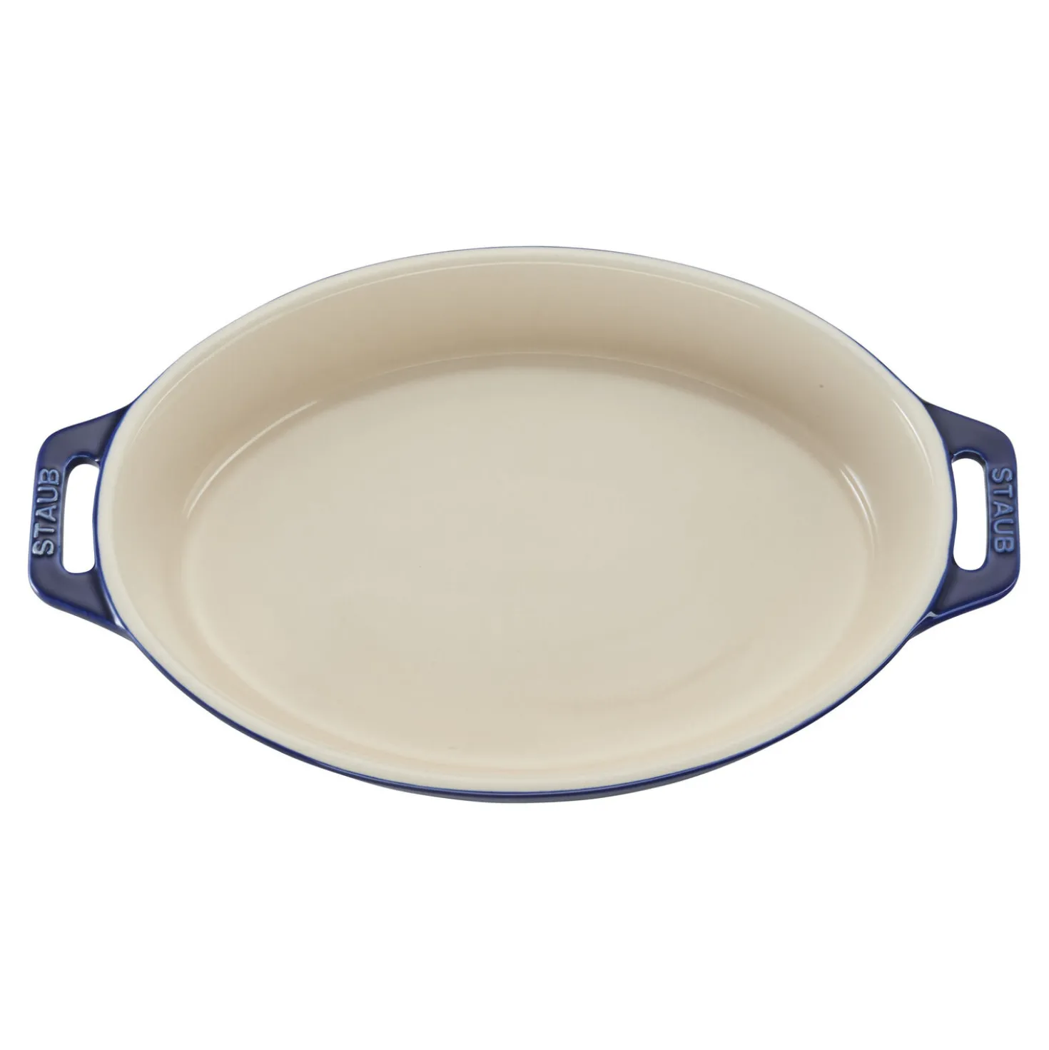 9-inch, Oval, Baking Dish, Dark Blue