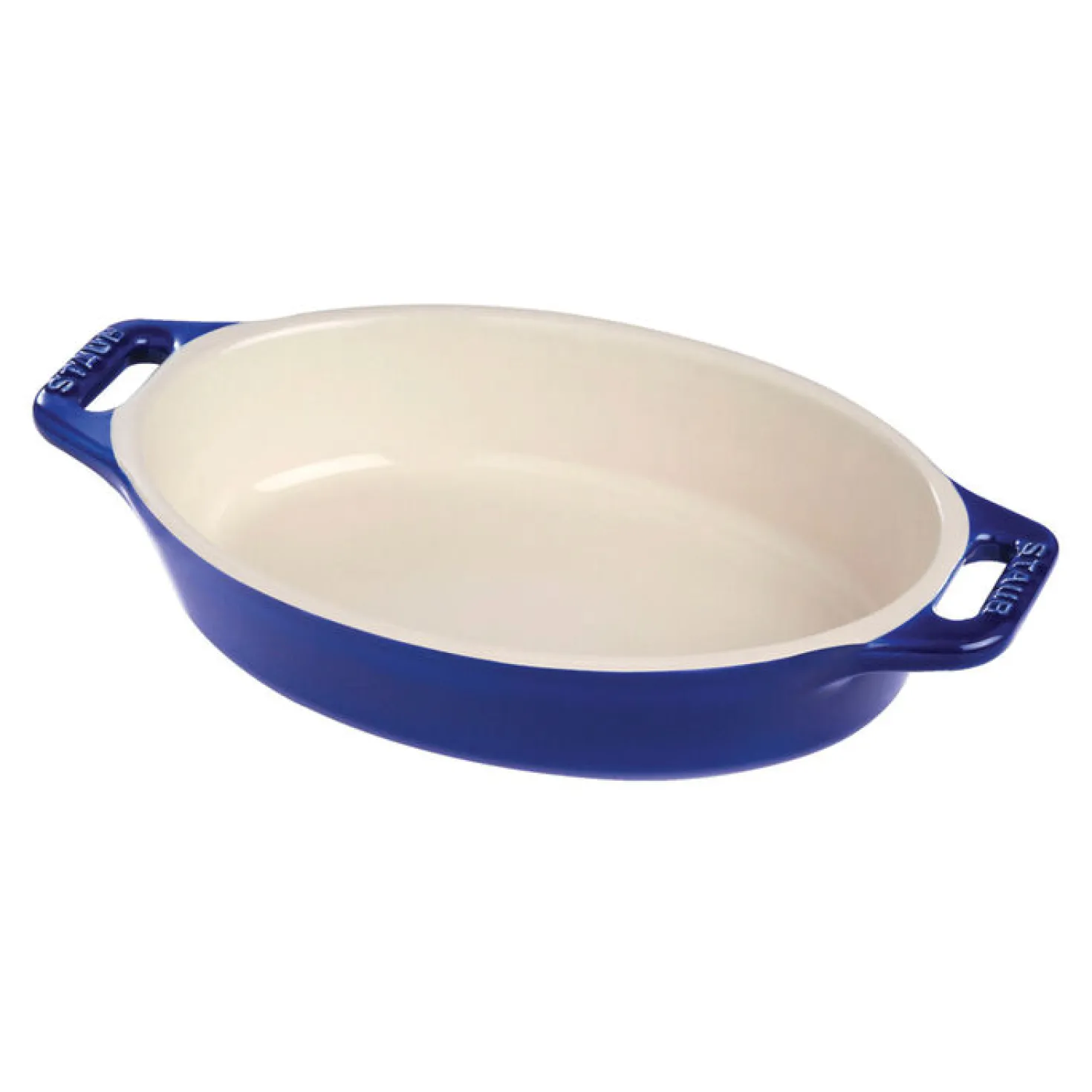 11-inch, Oval, Baking Dish, Dark Blue