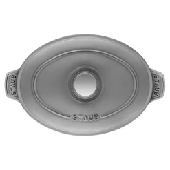 9-inch, Oval, Covered Baking Dish With Lid, Graphite Grey