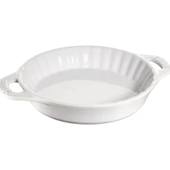 9-inch, Pie dish, white