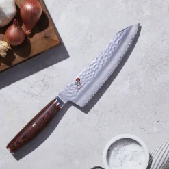 7-inch Rocking Santoku, Fine Edge
