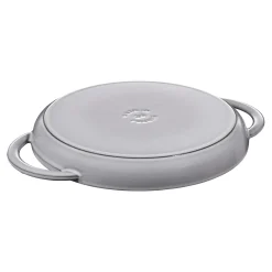 10-inch, Round Double Handle Pure Grill, graphite grey