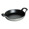 7.5-inch, Round, Gratin Baking Dish, Graphite Grey