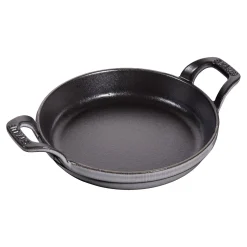6-inch, Round, Gratin Baking Dish, Graphite Grey