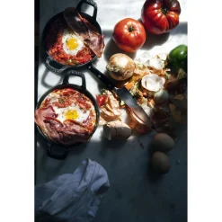 4.5-inch, Round, Mini Gratin Baking Dish, Black Matte