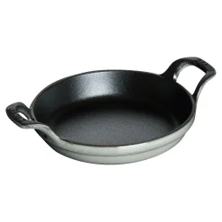 4.5-inch, Round, Mini Gratin Baking Dish, Graphite Grey