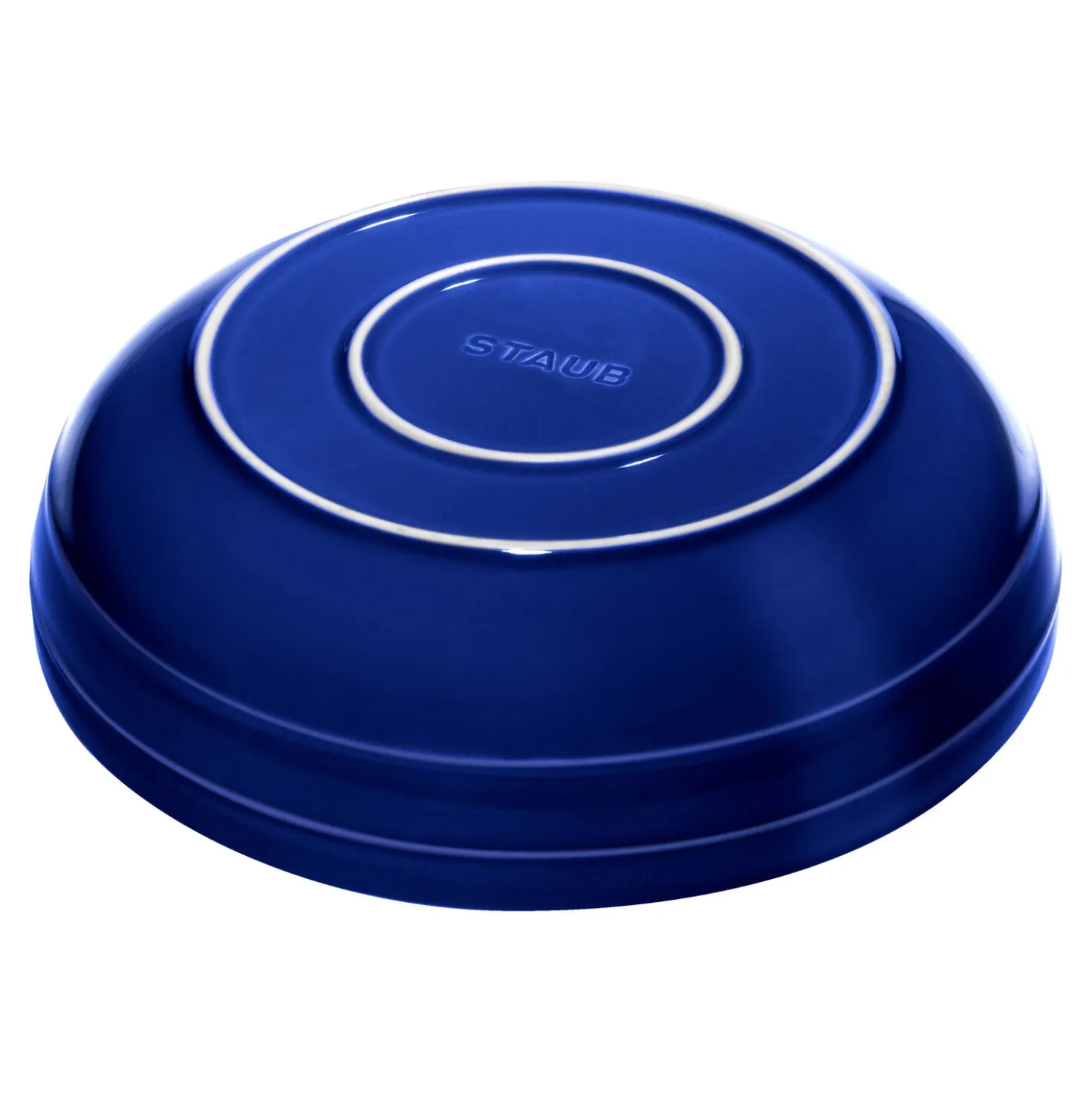 11.5-inch, Shallow Serving Bowl, dark blue