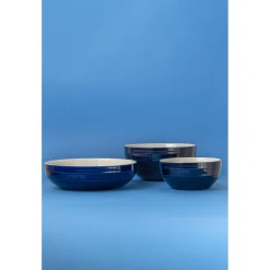 11.5-inch, Shallow Serving Bowl, dark blue