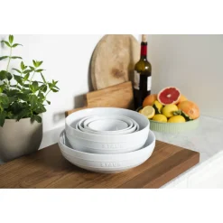 11.5-inch, Shallow Serving Bowl, white