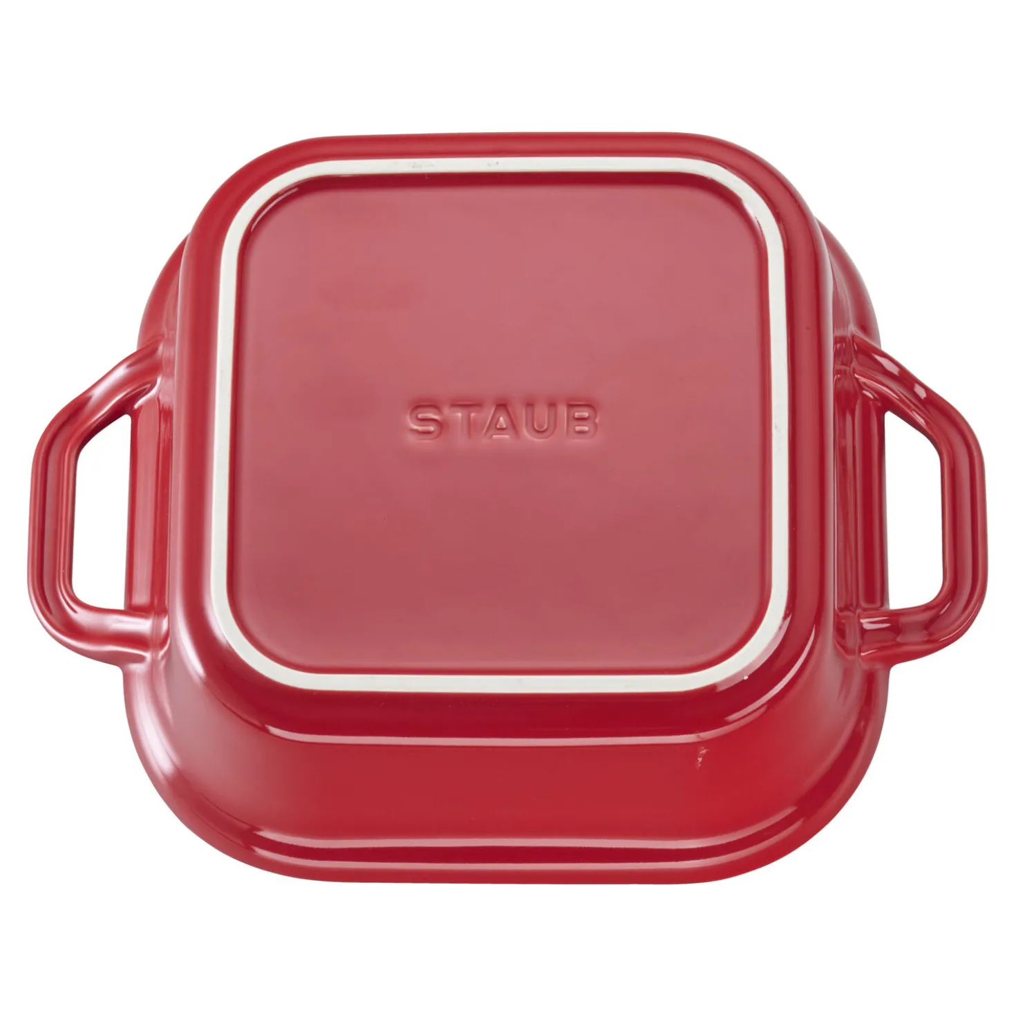 9-inch, Square, Covered Baking Dish, Cherry