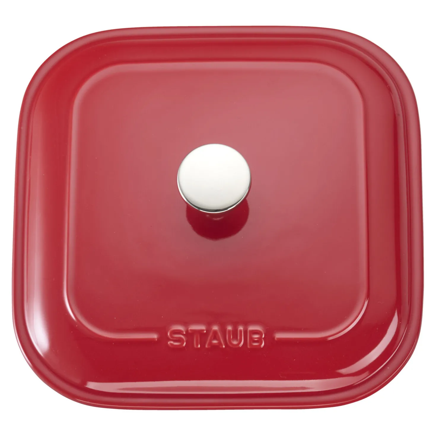 9-inch, Square, Covered Baking Dish, Cherry