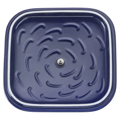 9-inch, Square, Covered Baking Dish, Dark Blue