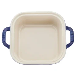 9-inch, Square, Covered Baking Dish, Dark Blue