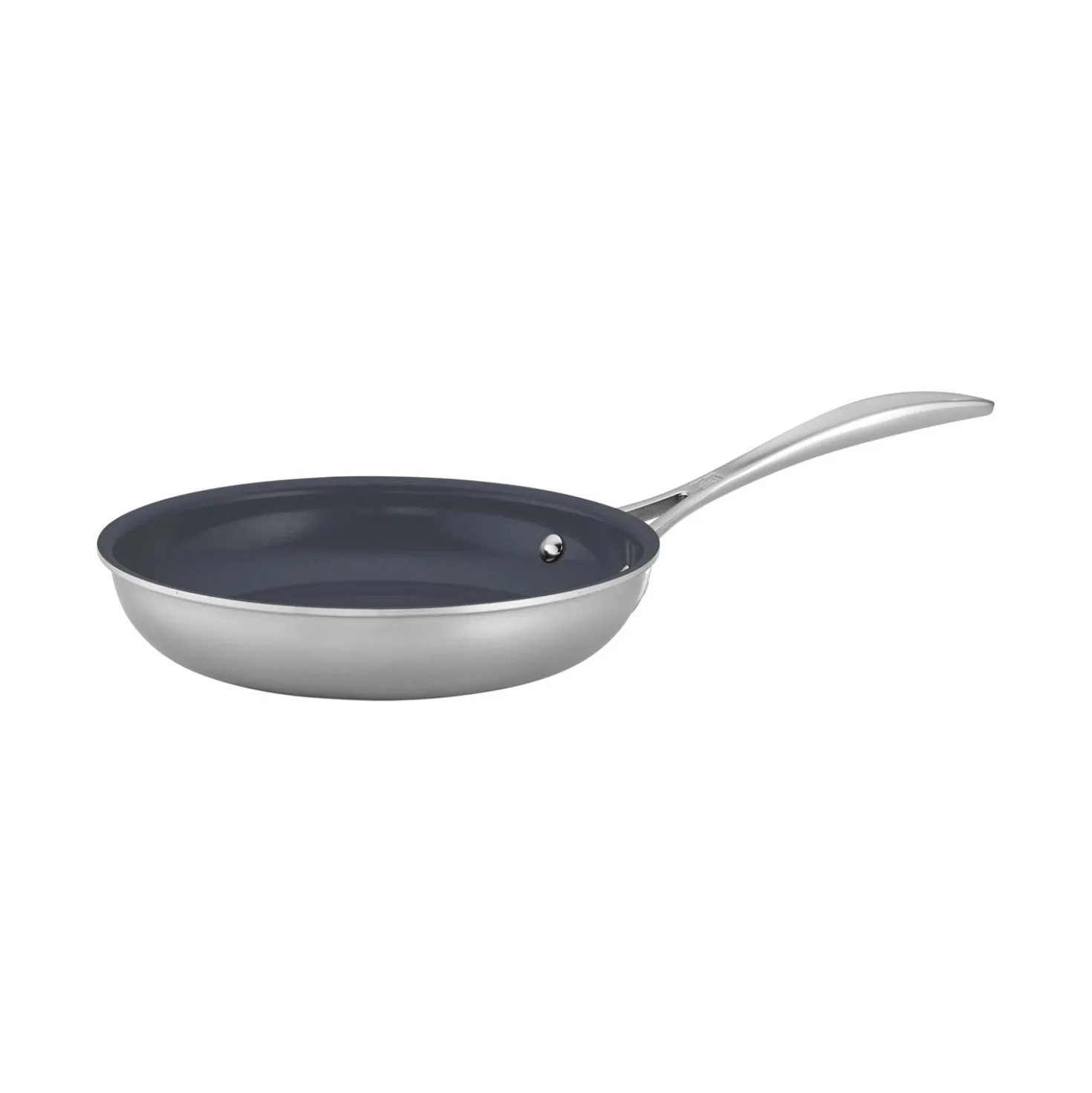 8-inch, Stainless Steel, Ceramic Coating, Non-stick, Fry Pan