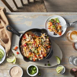 8.5-inch, Traditional Deep Skillet, Black Matte