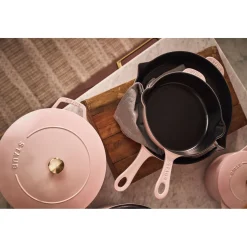 11-inch, Traditional Deep Skillet, Pink Peony