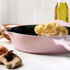 11-inch, Traditional Deep Skillet, Pink Peony