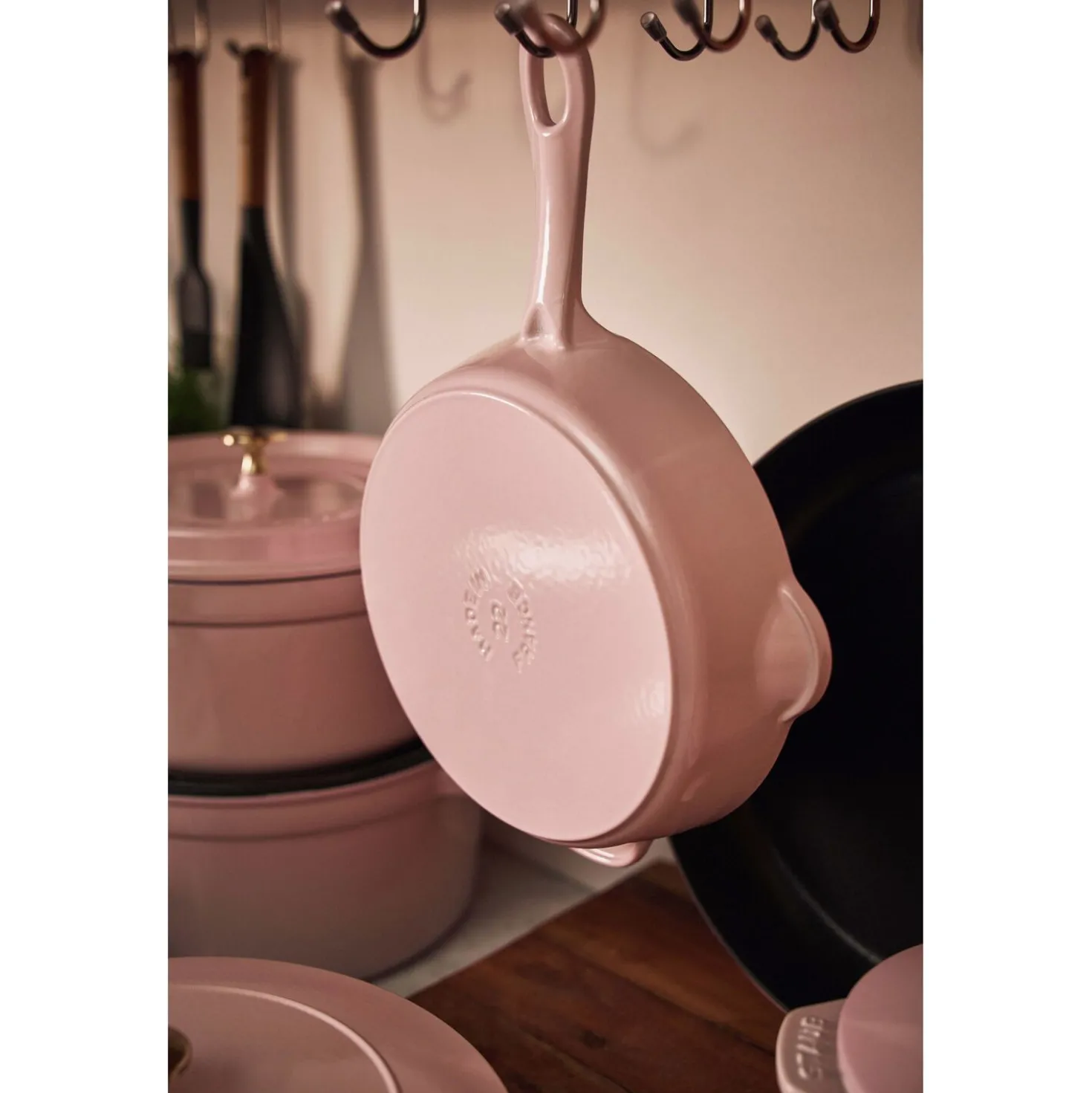 11-inch, Traditional Deep Skillet, Pink Peony