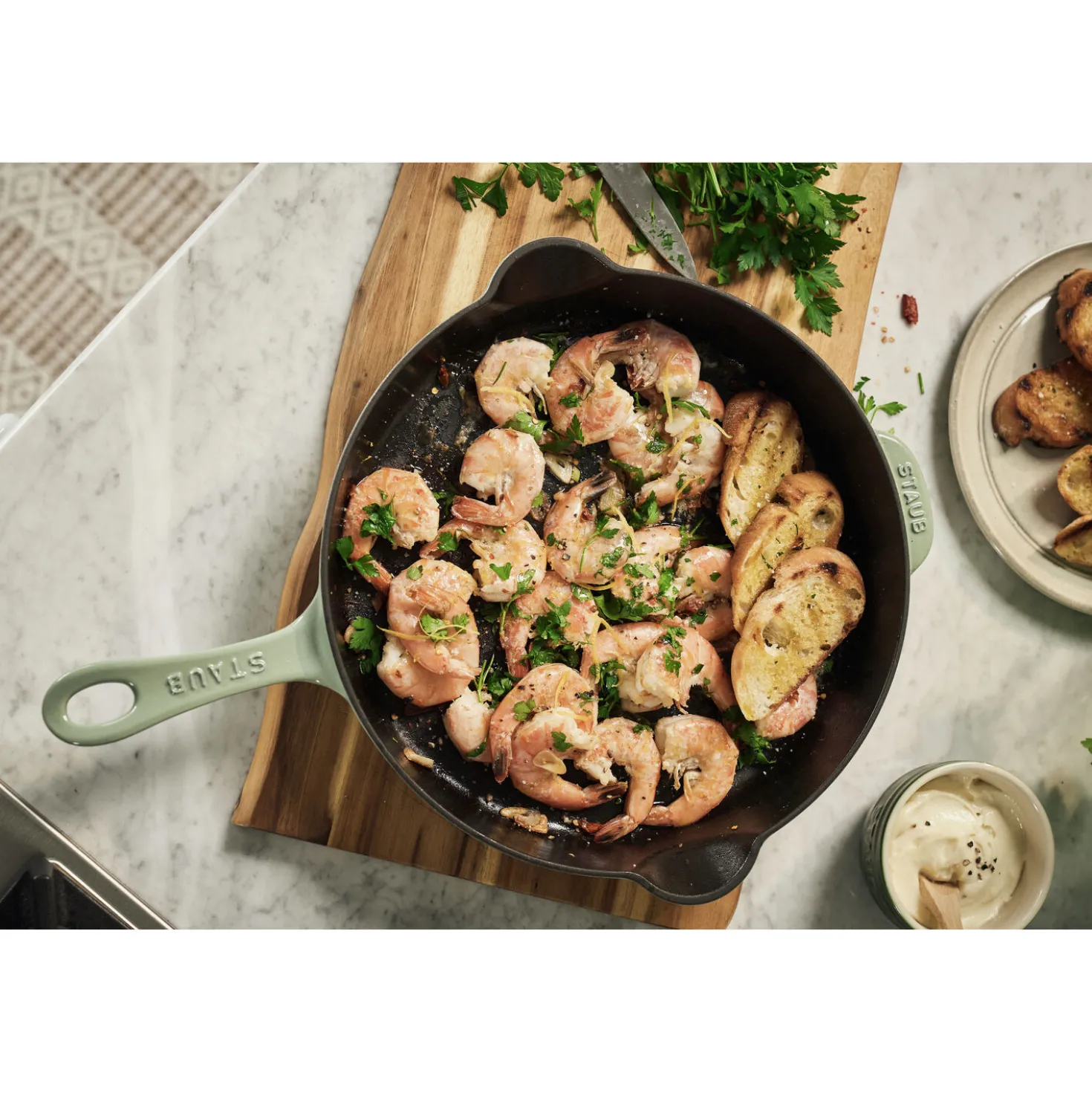 11-inch, Traditional Deep Skillet, Eucalyptus