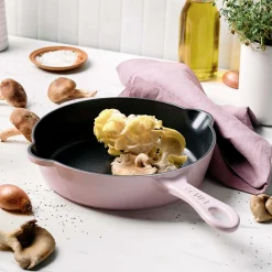 8.5-inch, Traditional Deep Skillet, Pink Peony