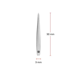 3.5-inch Tweezers - Stainless Steel Matt, Pointed