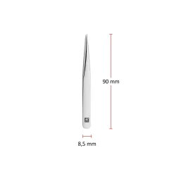 3.5-inch Tweezers - Stainless Steel Shiny, Pointed