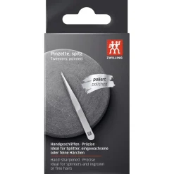 3.5-inch Tweezers - Stainless Steel Shiny, Pointed