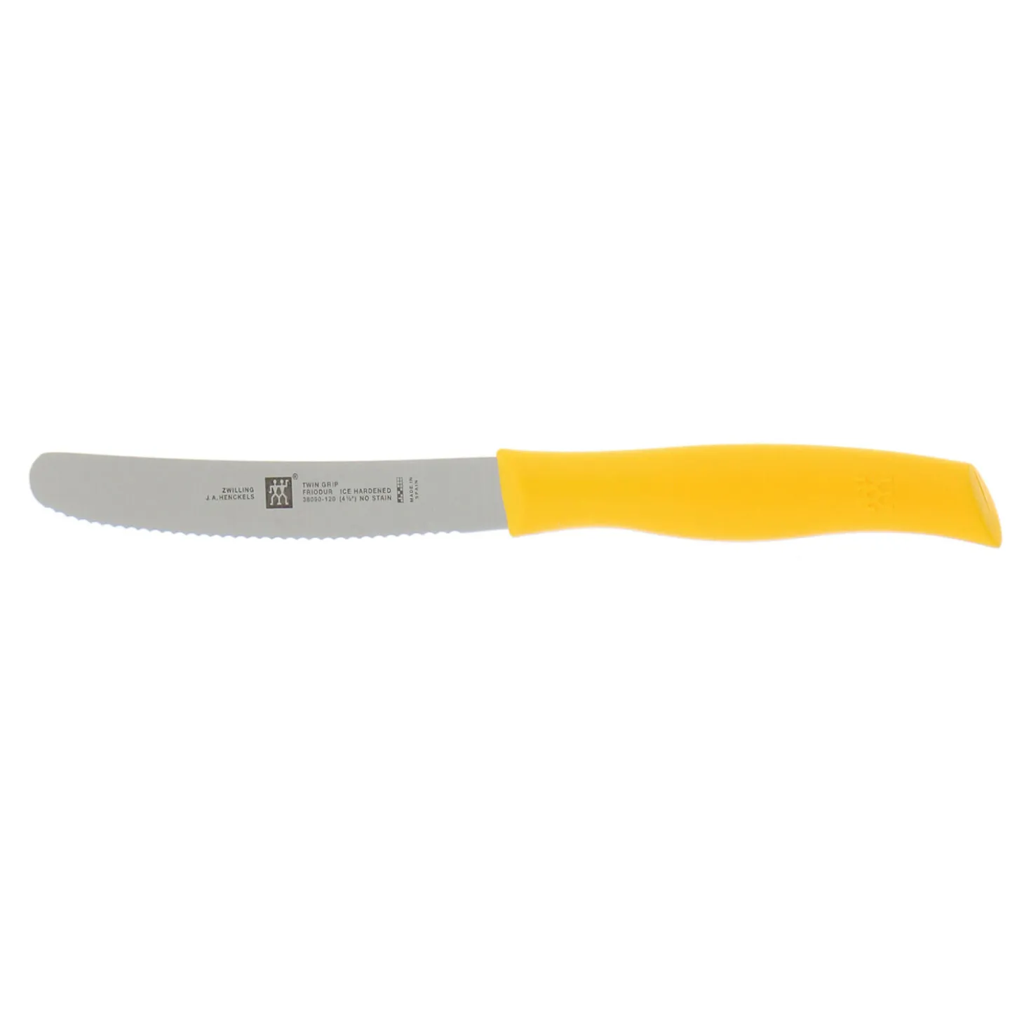 4.5-inch Utility Knife Yellow, Serrated Edge