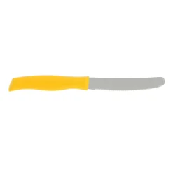4.5-inch Utility Knife Yellow, Serrated Edge