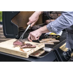 15.5-inch x 12-inch Cutting Board With Tray, Bamboo