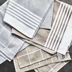 Kitchen Towels Set, Grey